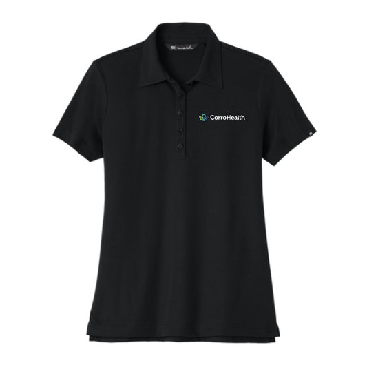 TravisMathew Oceanside Solid Polo -Black - Ladies
